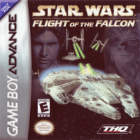 Star Wars: Flight of the Falcon PAL GameBoy Advance  box art